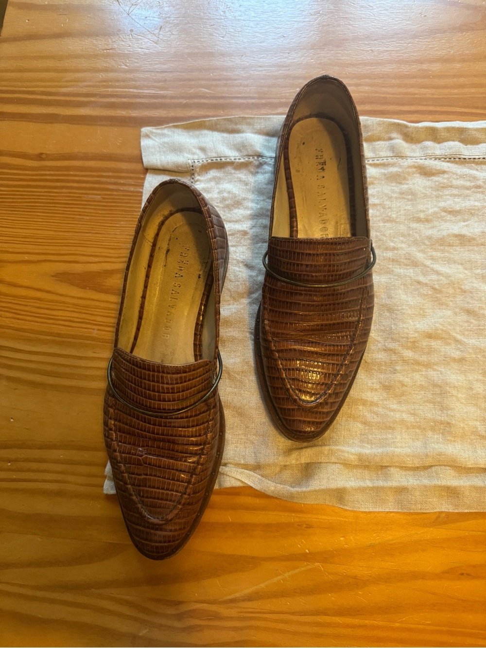 Freda Salvador Brown Light halo Loafer 6.5 - Picture 4 of 4